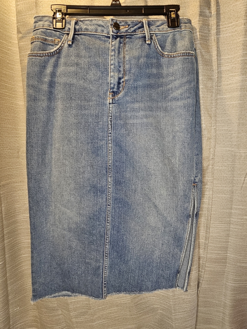 Sam Edelman The Maribelle Denim Skirt Size 27 Size 4 - Picture 3 of 16